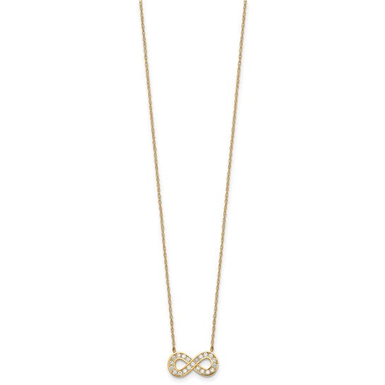 10k Yellowgold Infinity Necklace