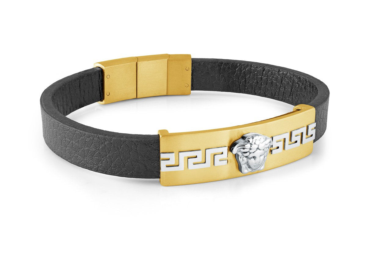 Italgem Stainless Steel Medusa Head Bracelet