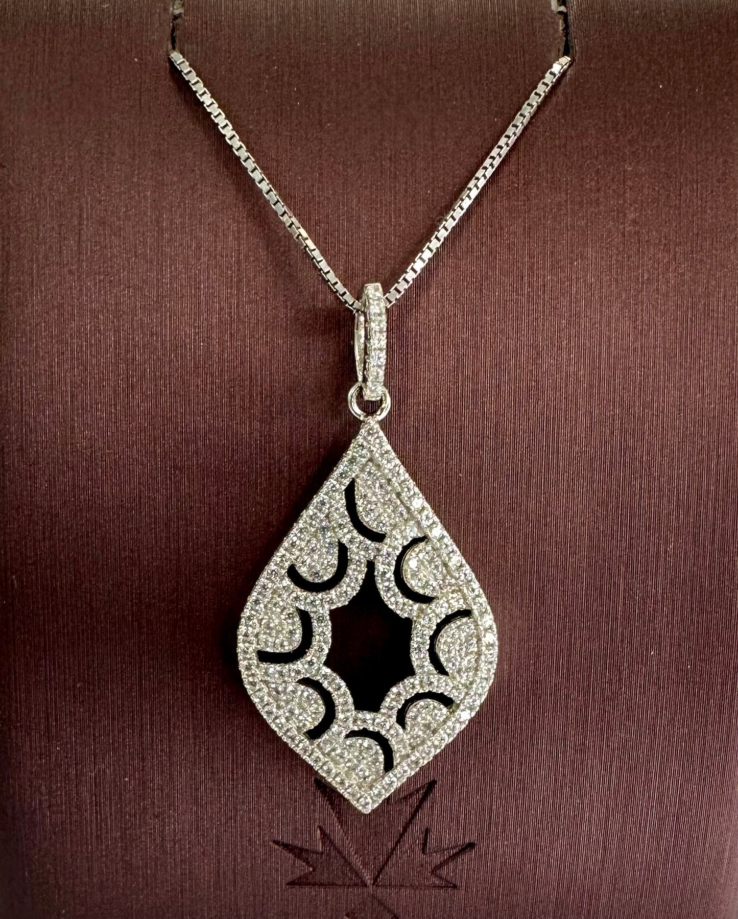 Sterling silver Necklace CZ