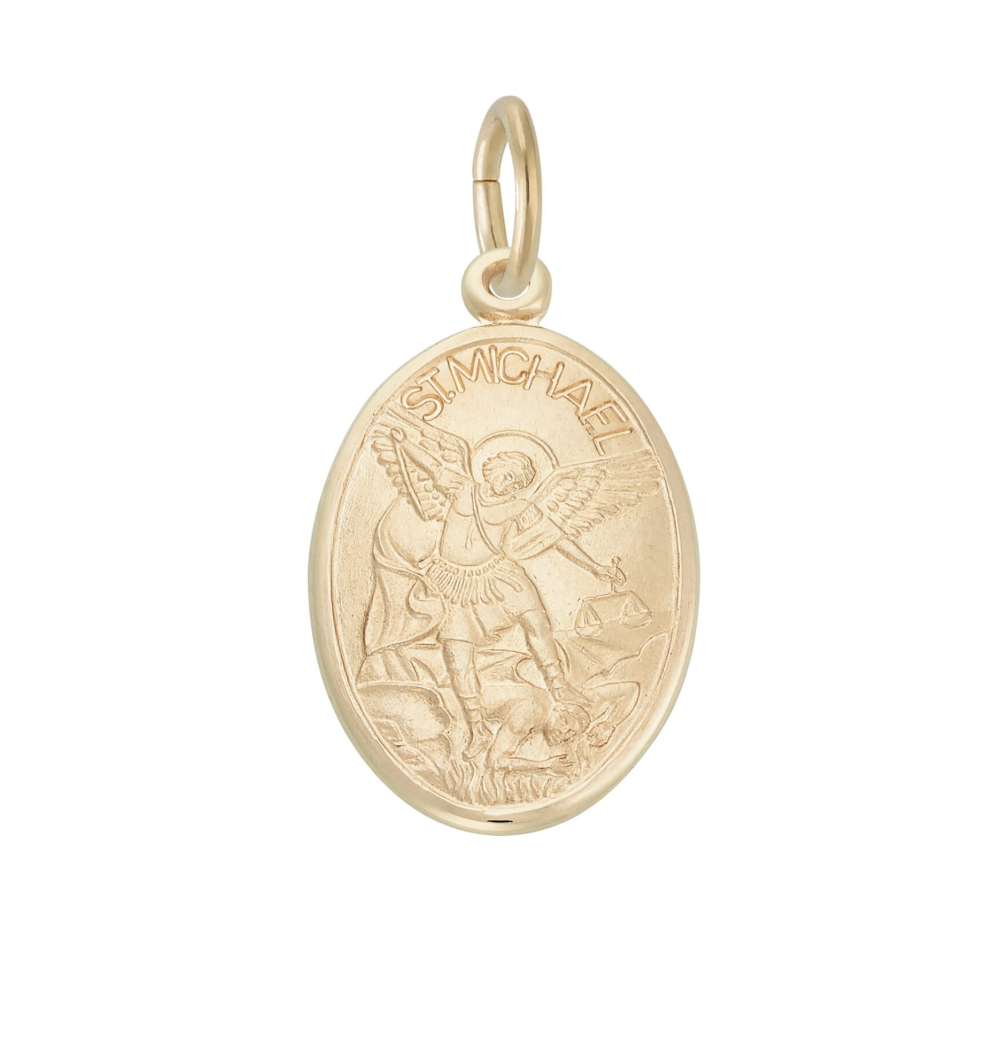 10k Yellow Gold St. Michael