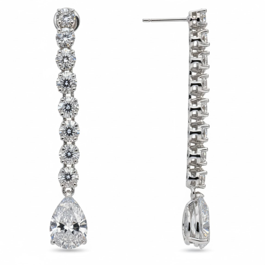 Sterling Silver Drop Earring