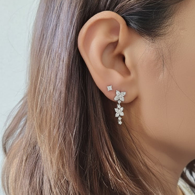 Sterling Silver Dangling Earring