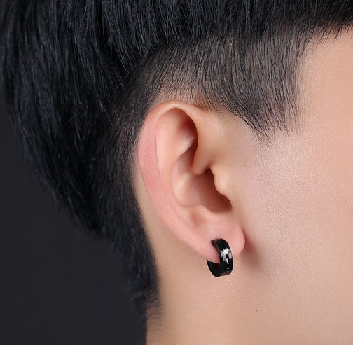 Black Huggies with Cz