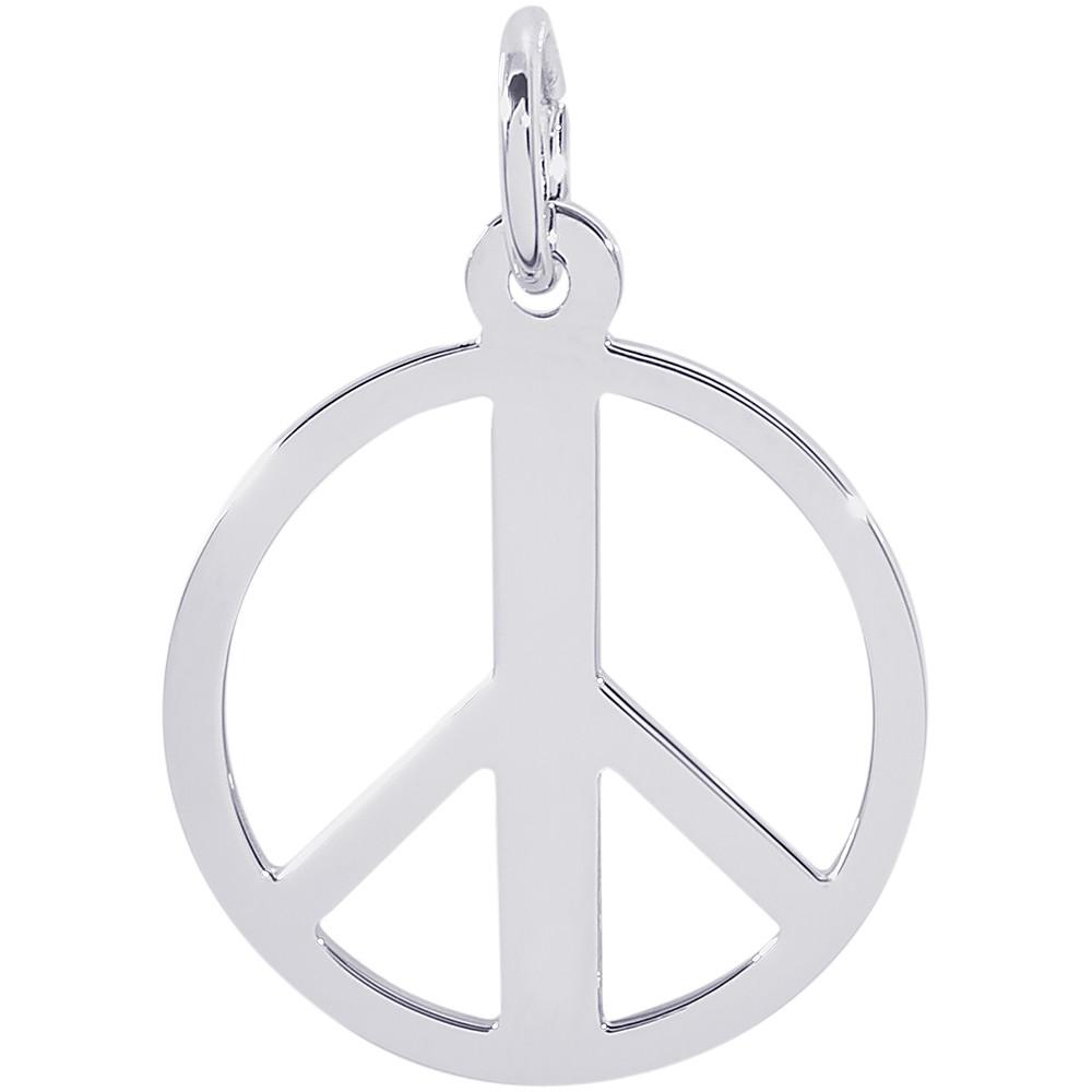 Rembrandt Charms Peace Symbol Charm