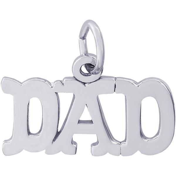 Rembrandt Charm Sterling Silver Dad Charm