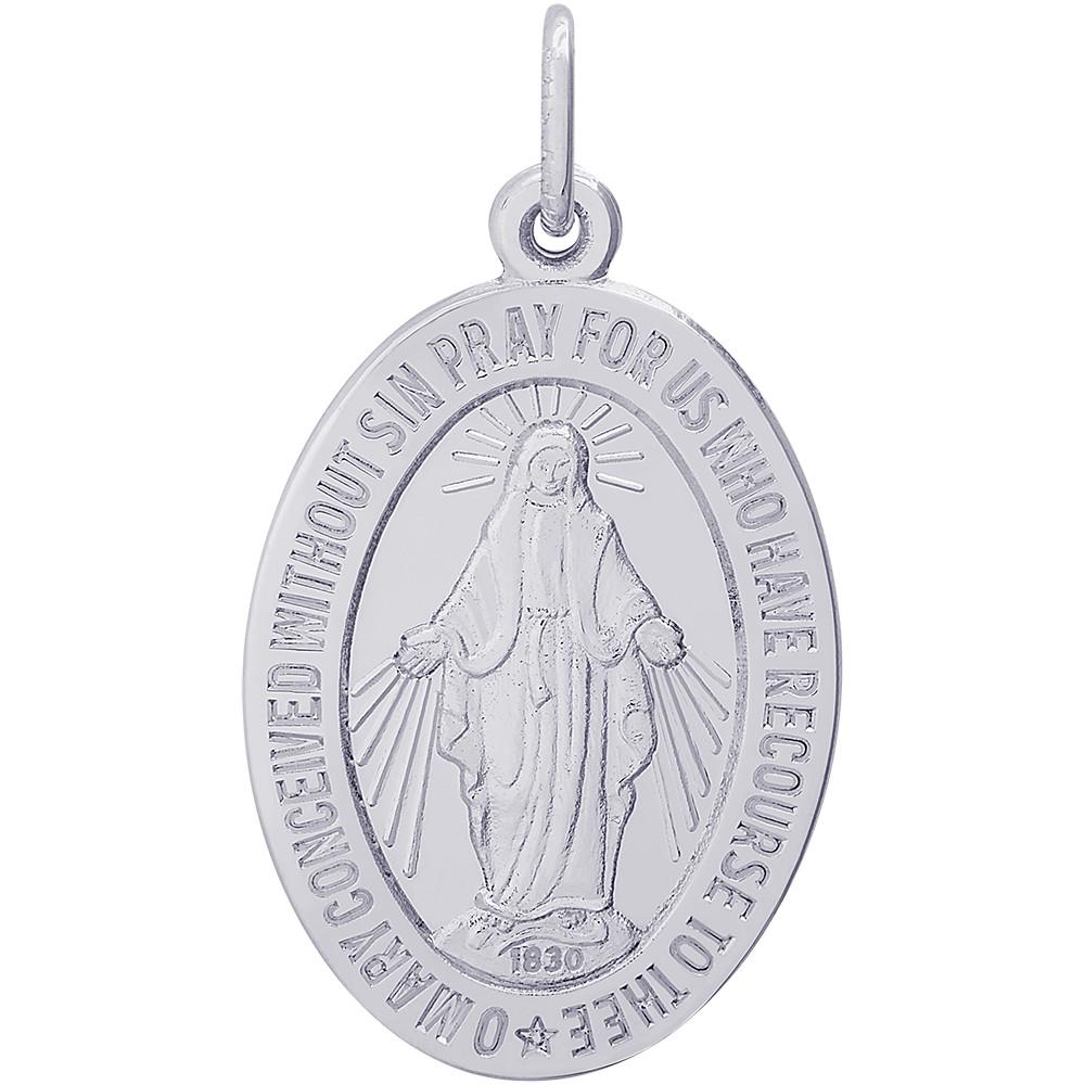 Rembrandt Charms Miraculous Medal Charm