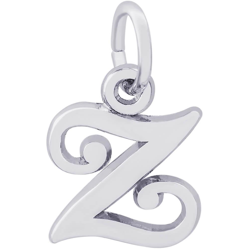 Rembrandt Charms Sterling Silver Inital Z Charm