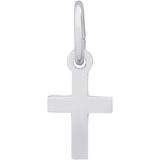 Rembrandt Charms Plain Small Cross Charm