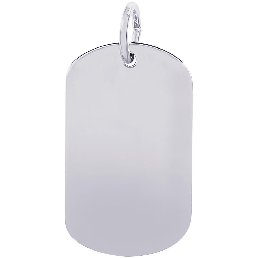 Rembrandt Charms Small Dog Tag Charm