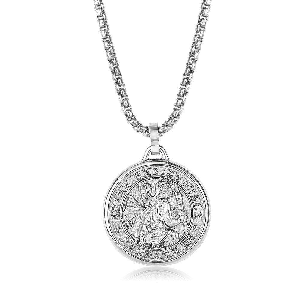 Stainless Steel Saint Christopher