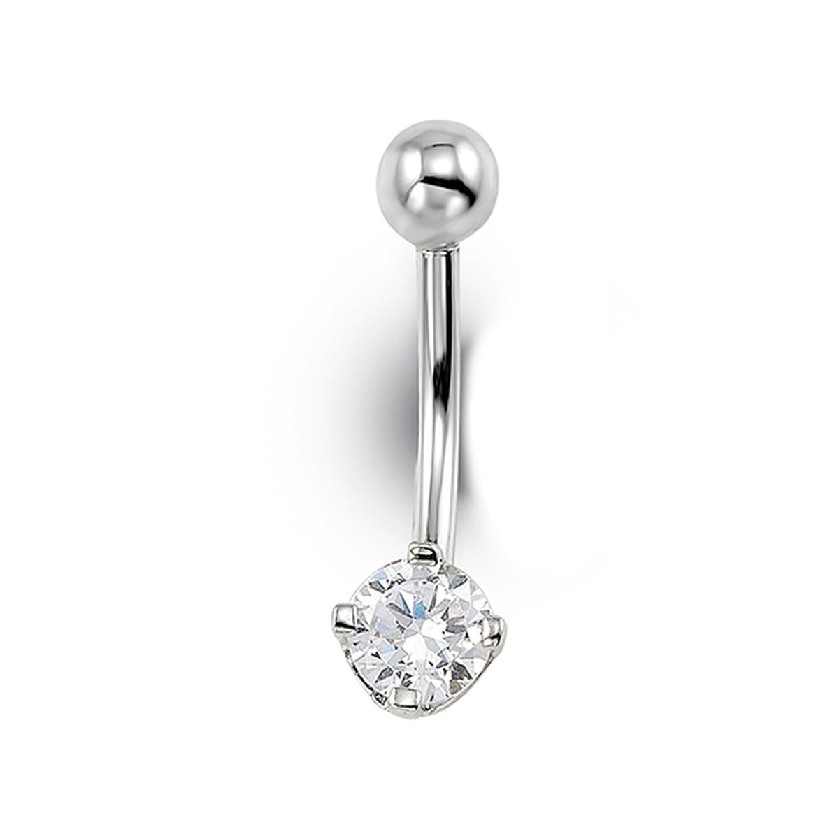 White belly button on sale piercing