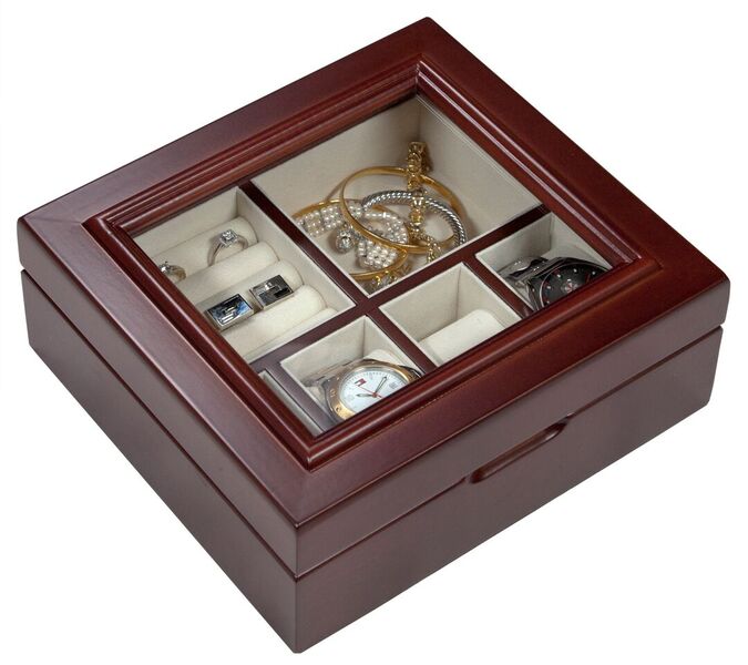 Watch, Jewelry Box and Jewelry Cleaner