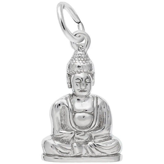 Rembrandt Charms Sterling Silver Meditation Buddha Charm