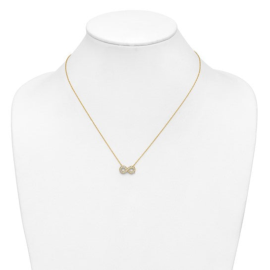 10k Yellowgold Infinity Necklace