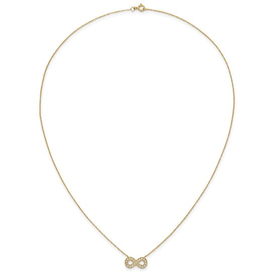 10k Yellowgold Infinity Necklace