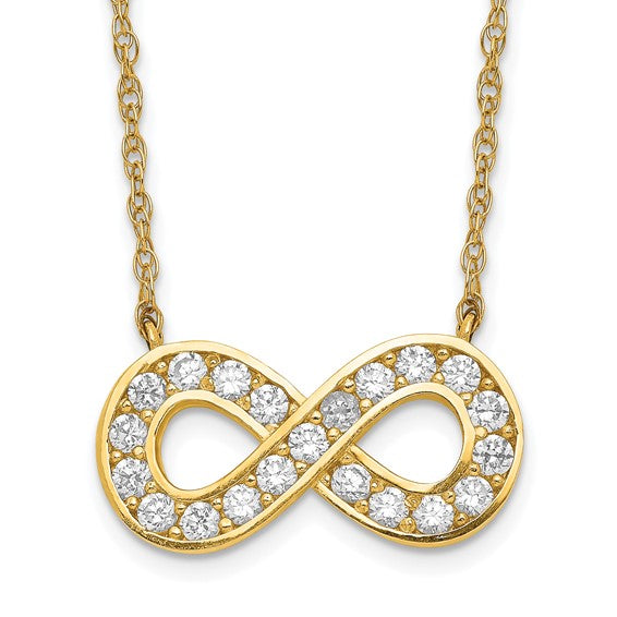 10k Yellowgold Infinity Necklace