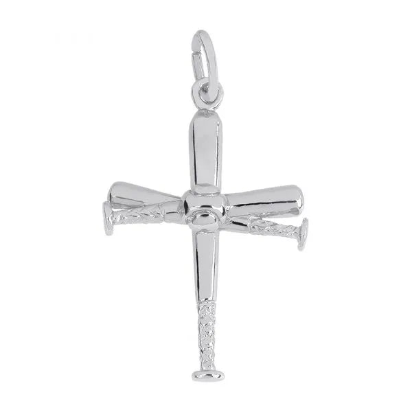 Rembrandt Charms Baseball Bat Cross Charm