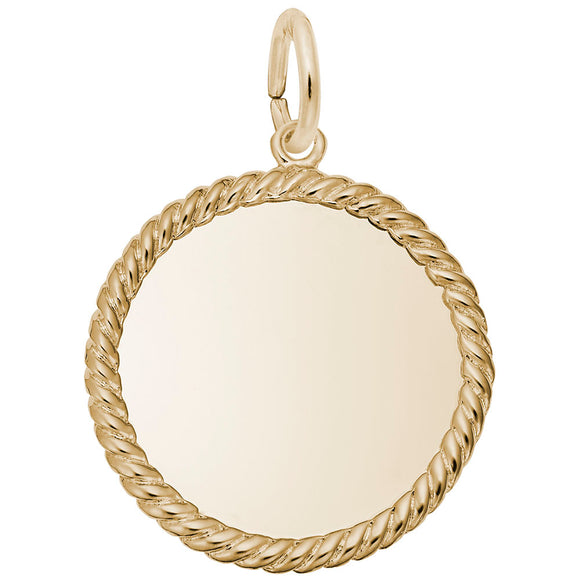 SMALL ROPE DISC CHARM