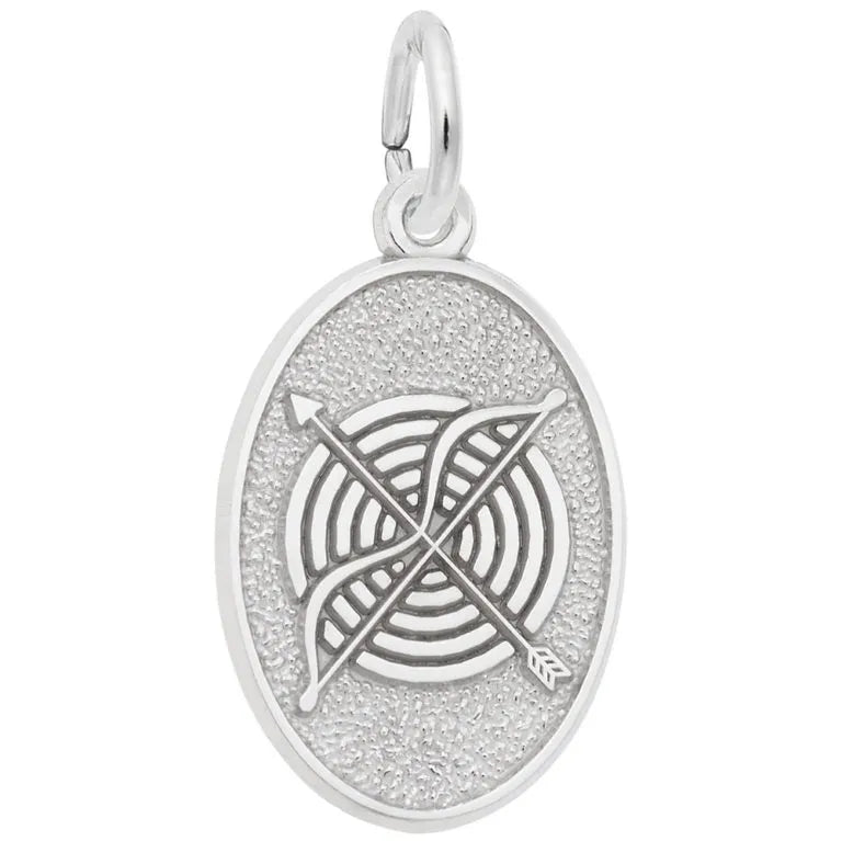 Rembrandt Charms Archery Oval Charm