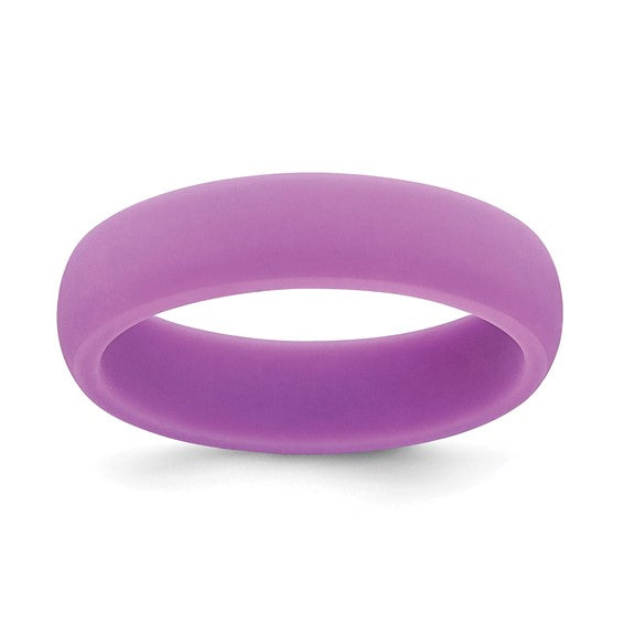 Purple Silicon 5.7MM Rings