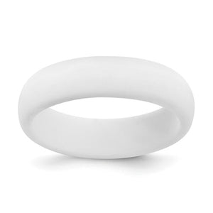 White Silicon 5.7MM Rings