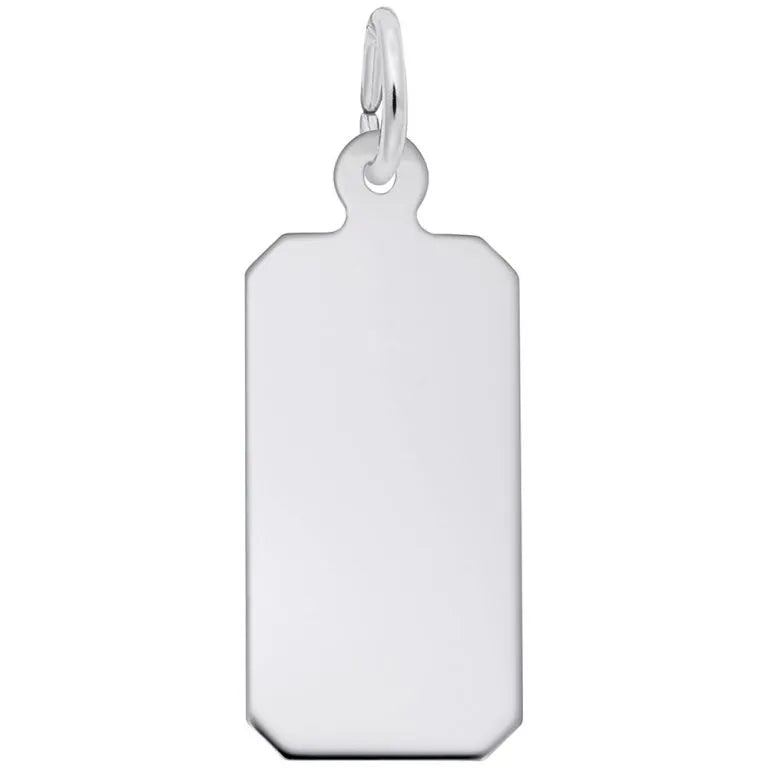 Rembrandt Charms Small Dog Tag Charm