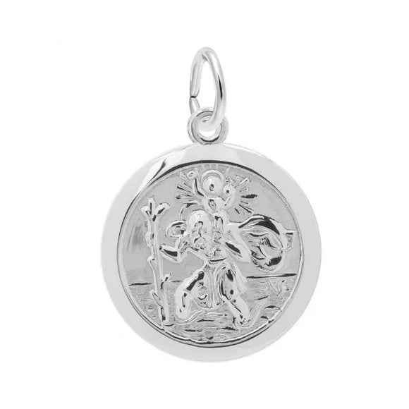 New St Christopher Disc Charm