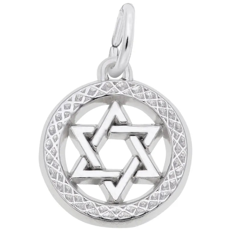 Rembrant Charms Star of David in Diamond Charm