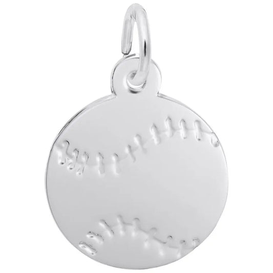 Rembrandt Charms Flat Baseball Charm