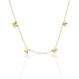 10K Gold MAMA Letter Necklace