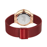 Bering Ladies Red watch w/mesh bracelet| 14539-363