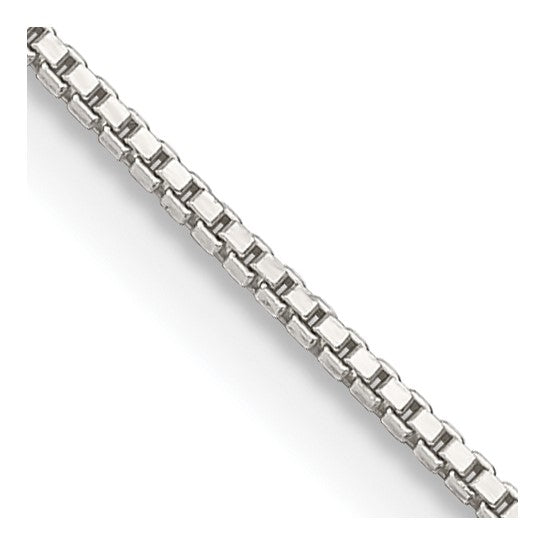 (2mm) Sterling Silver Box Chain 16-30 inches
