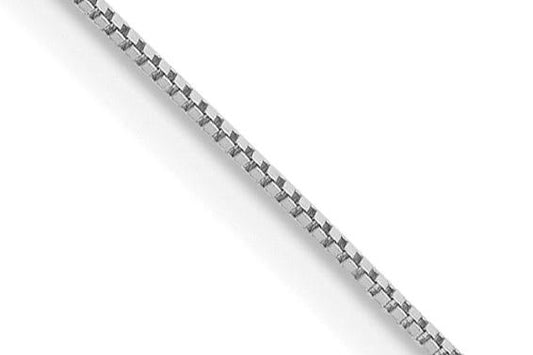 ( 1mm) Sterling Silver Box Chain 16 -30 inches