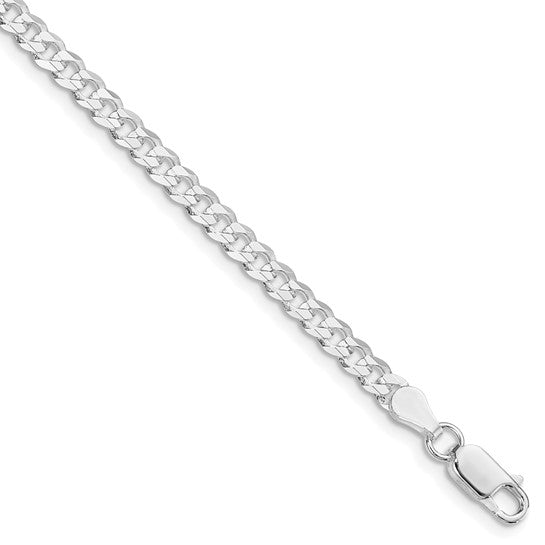 (2.1 mm)Sterling Silver Curb Chain 16-30 inches