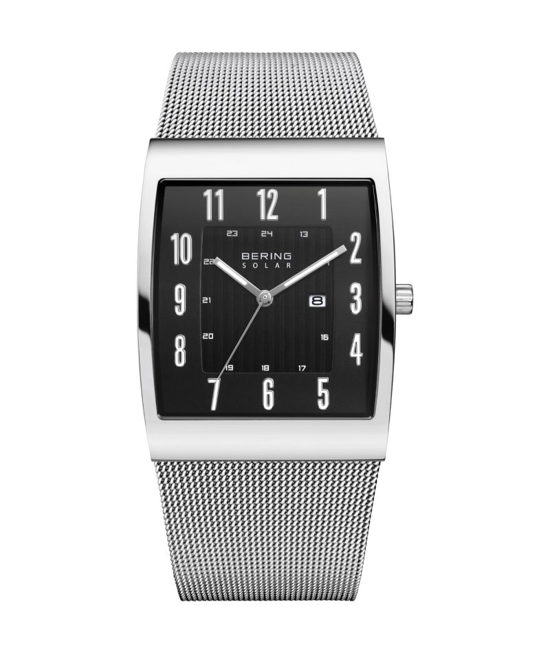 Bering Classic Men's Solar Stainless Steel Watch In Silver | 16433-002