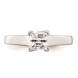 (0.51cttw) Lab Grown Princess Cut Diamond Ring