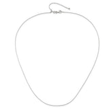 Sterling Silver Adjustable Box Chain " (1.5mm)