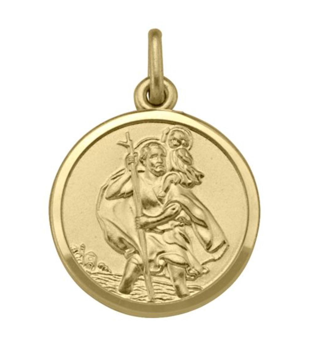 (Large Round) St. Christopher