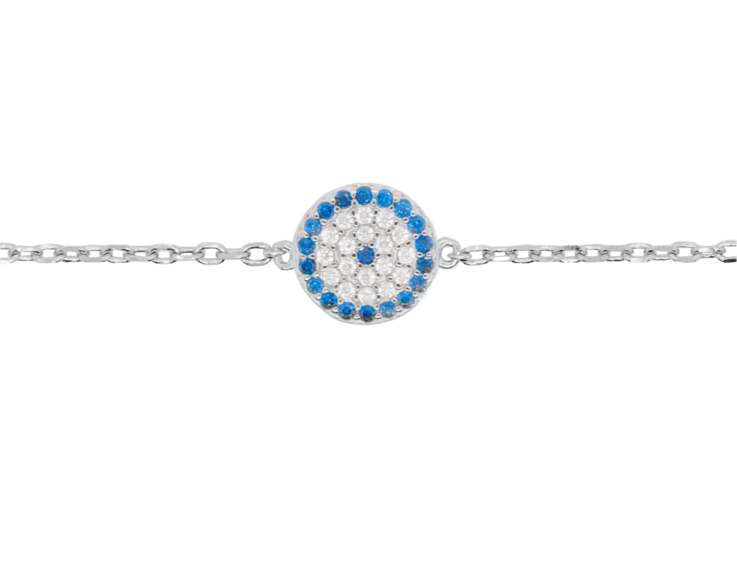 Sterling Silver Eye Bracelet