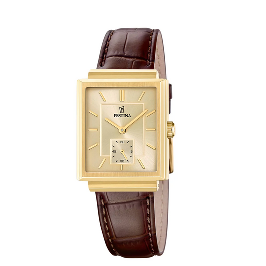 FESTINA MEN'S BROWN LEATHER  WATCH F20776/3