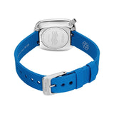 Bering Ladies Pebble Stainless Steel Watch In Silver/Blue I 18034-308
