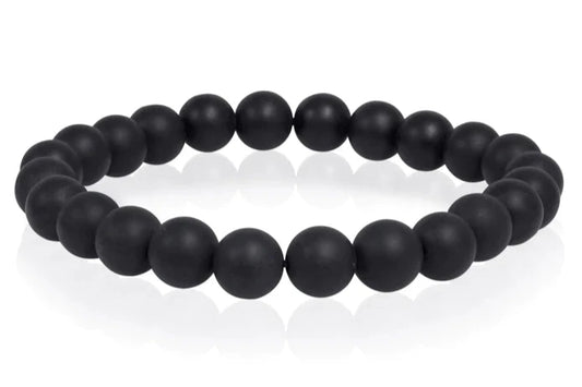 Matt- Onyx Bead Bracelet