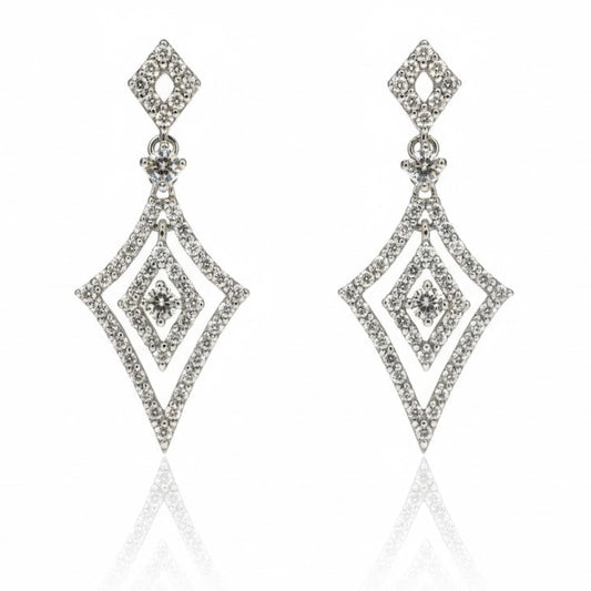 Sterling Silver Fancy Earring