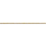 10K Yellowgold Box Chain (1mm) 16 to 20 inches