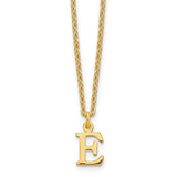 10K Yellow Inital  Necklace