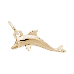 10k Yellowgold Dolphin Pendant