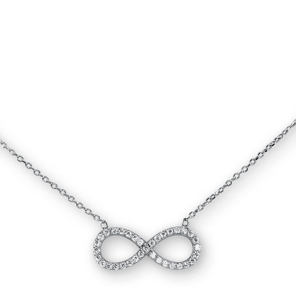 Cz Infinity Necklace