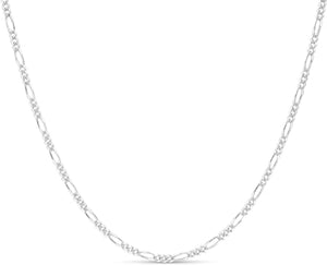 Sterling Silver Figaro Chain (3mm) 16"-20"