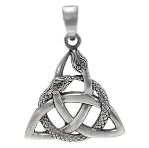 Celtic Knot Pendant with Snake