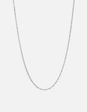 Sterling Silver Figaro Chain 16" (1.5mm)